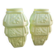 2 art deco vases