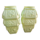 2 vases art déco