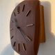 Scandinavian style Junghans teak clock in the 70s