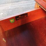 Vintage 60s display cabinet signed simat made in France