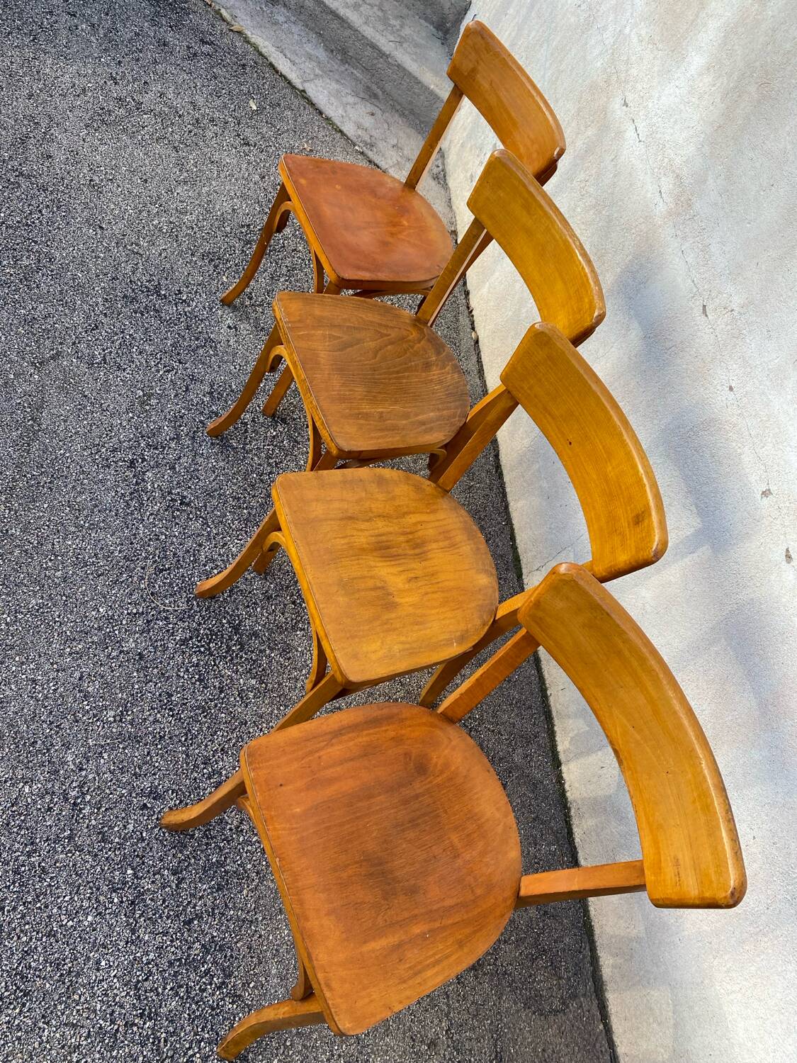 4 bistro chairs