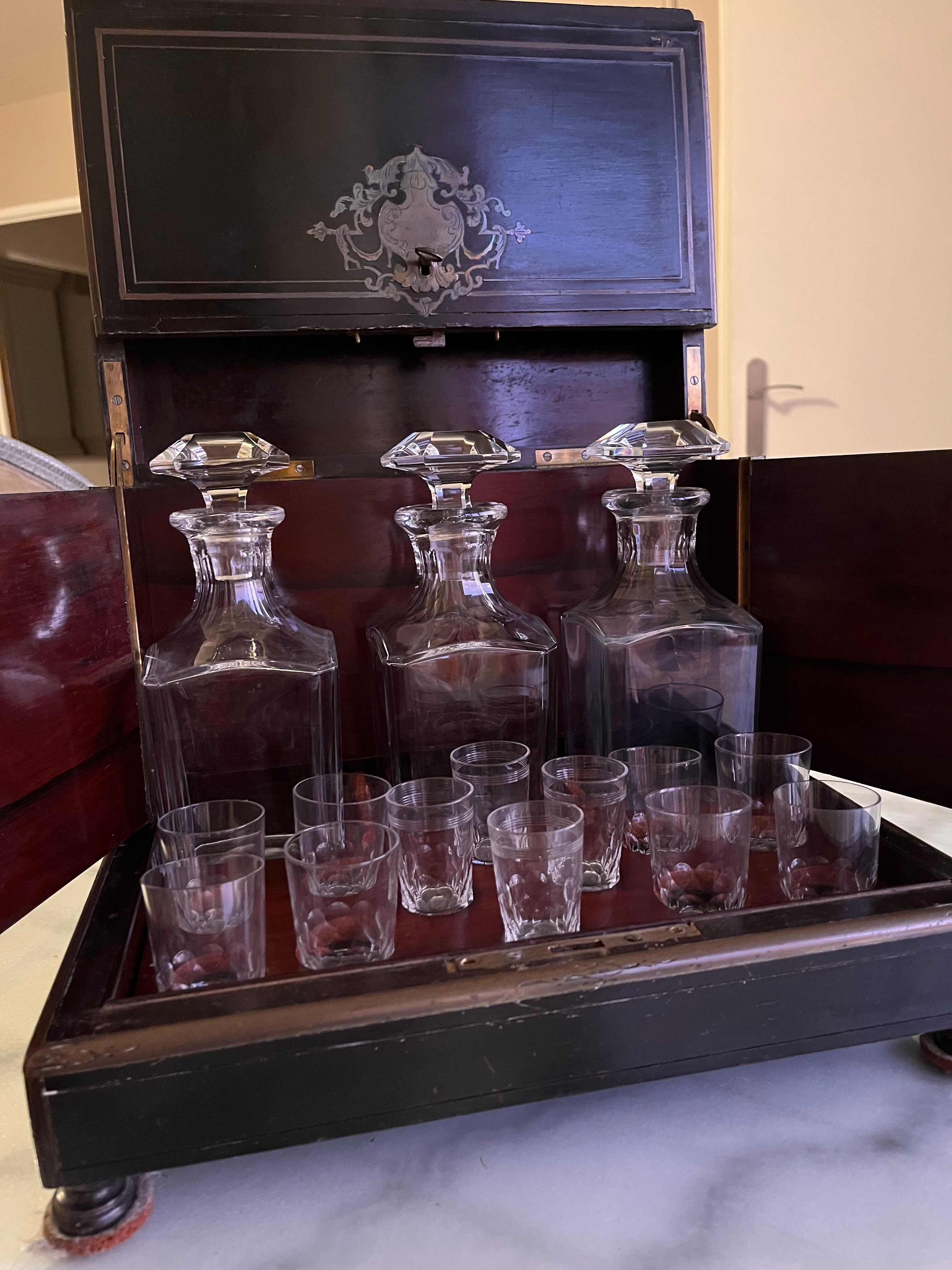 Liquor cellar Napoleon III Baccarat