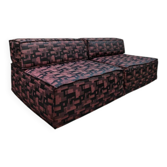Vintage design modular sofa Cor 'Trio' Team Form AG 'Graphic dessin'