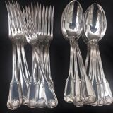Silver shell cutlery