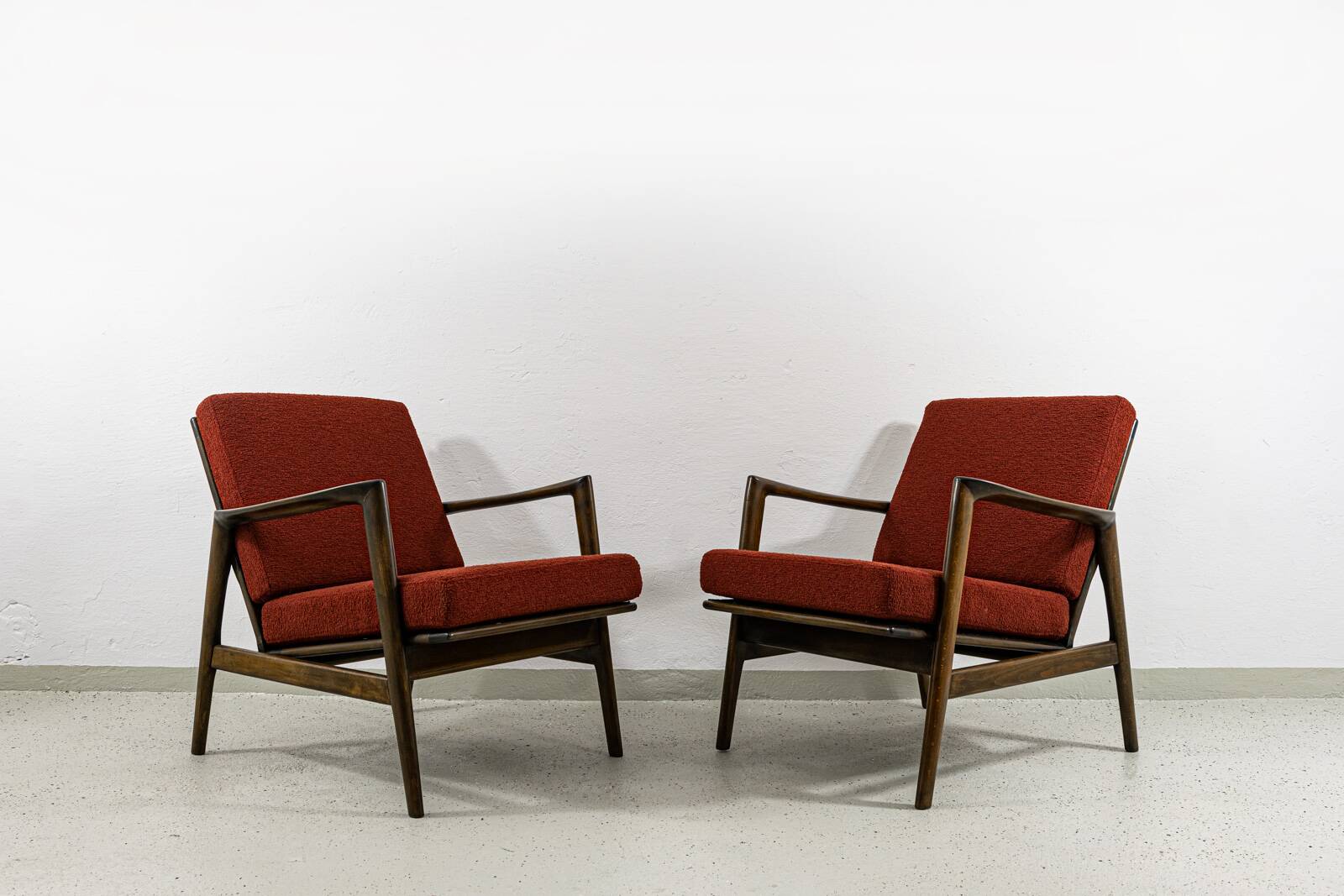 Mid Century Modern Armchairs By Sfm, Poland, 1960s, set of 2