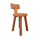 Chaise au design brutaliste