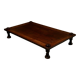 Monumental 19th Century Wabi Sabi Daybed in Tropical Hardwood