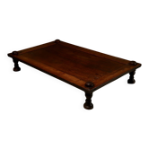 Monumental 19th Century Wabi Sabi Daybed in Tropical Hardwood
