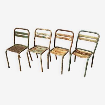 Set de 4 chaises Tolix