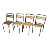 Set de 4 chaises Tolix