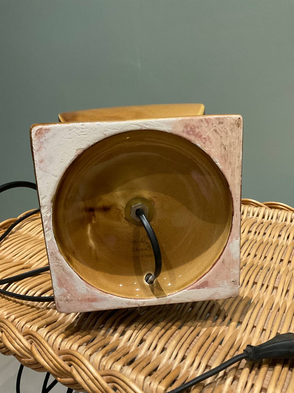 Charolles Earthenware Lamp, 1970s