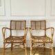 Vintage rattan armchair