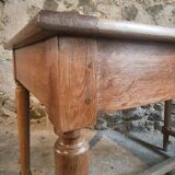 Table / antique desk in French oak, 1930s