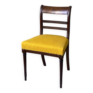 19th-century mahogany chair