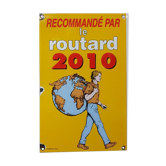 Plaque émaillée Le Routard guide du routard Hôtel Restaurant - 2010