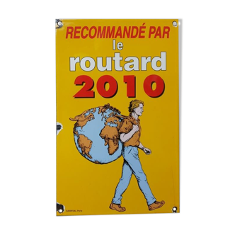Enamelled plate Le Routard - Guide du routard Hôtel Restaurant - 2010