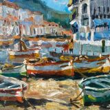 Mediterranean fishing port