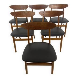 Set of 6 farstrup 210 chairs