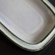 2x Meat Dish Mid Century Stoneware, Dishes, Rectangular plates, Ceramic Sca
