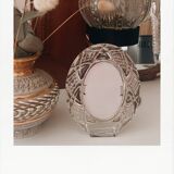 Cadre photo en cristal