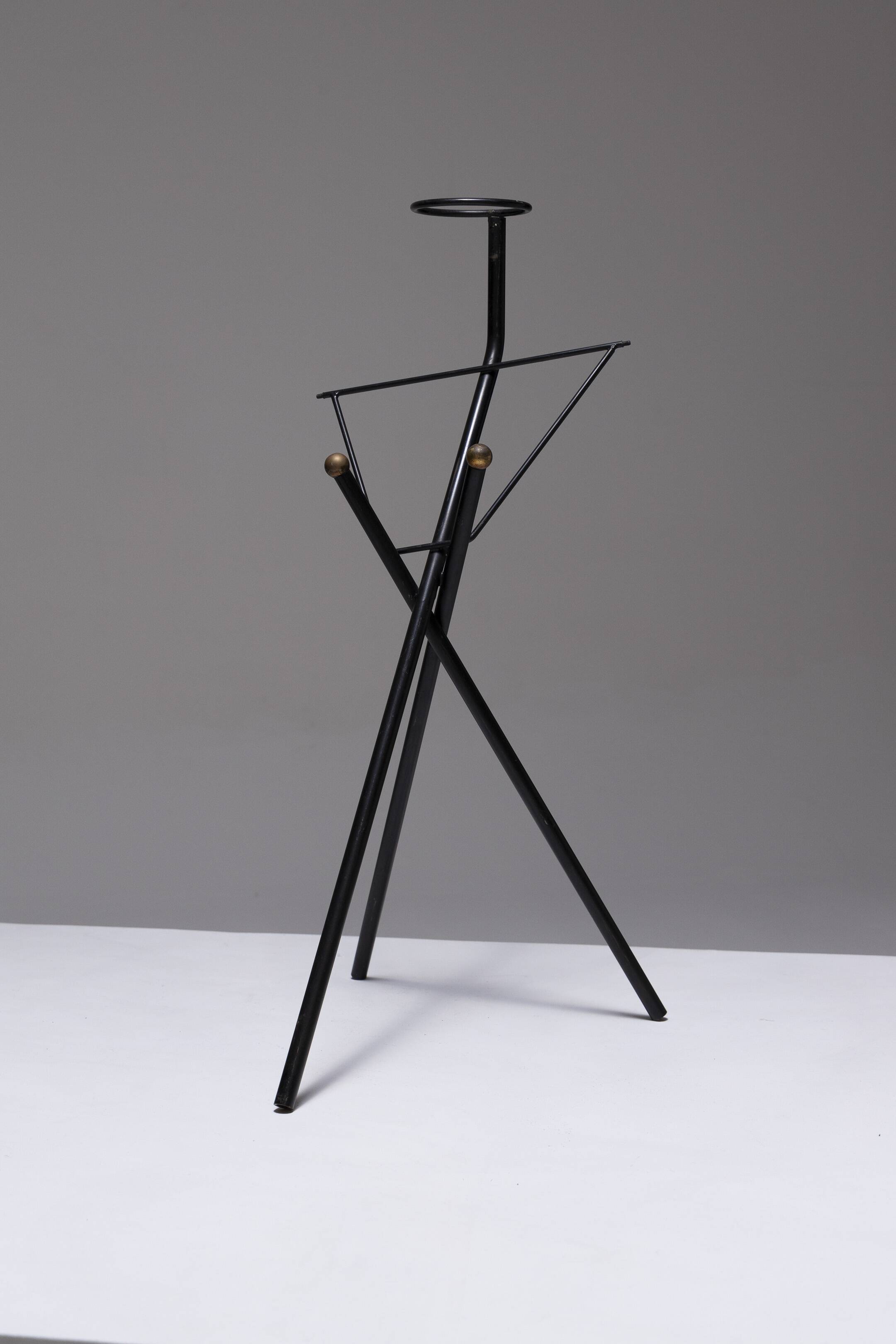 Wrought iron ashtray holder, 1950s