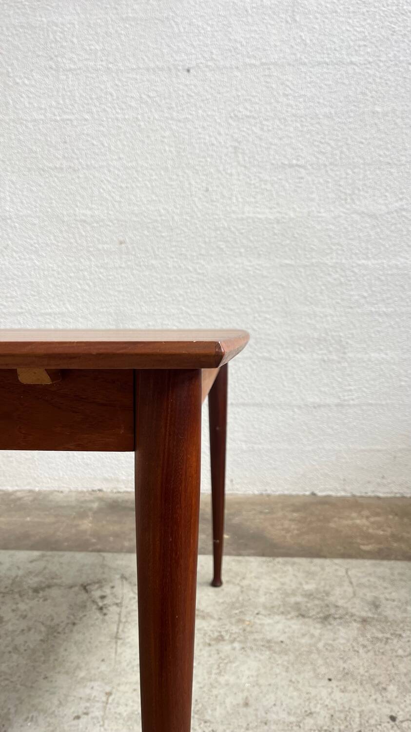 Table scandinave en teck avec rallonge