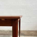 Scandinavian teak table with extension