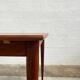 Table scandinave en teck avec rallonge