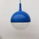 Vintage Space Age Blue Ceiling Lamp Väster by Knut Hagberg for Ikea, Sweden