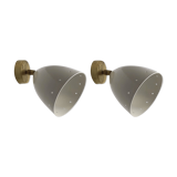 Pair of Italian 50's wall sconces