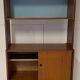 Bibliothèque vintage pieds compas années 60