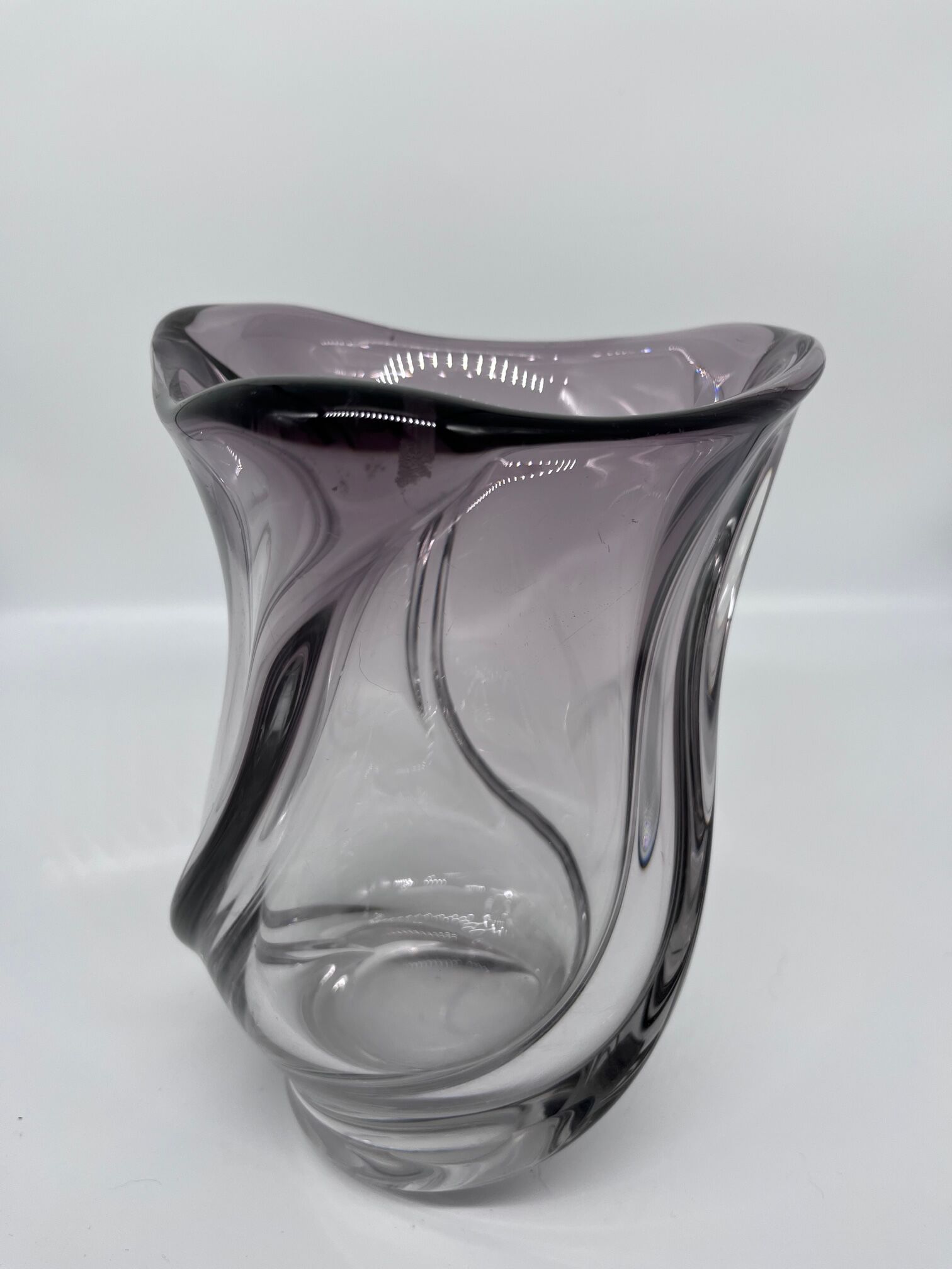 Crystal vase Val Saint Lambert