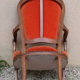 Louis XV style cabriolet armchair