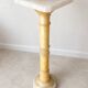 Pedestal / decorative column in alabaster