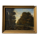 Old painting from the Barbizon school signed / oil on canvas signed