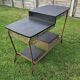 Modernist mid century multi leveled side table, germany 1950s