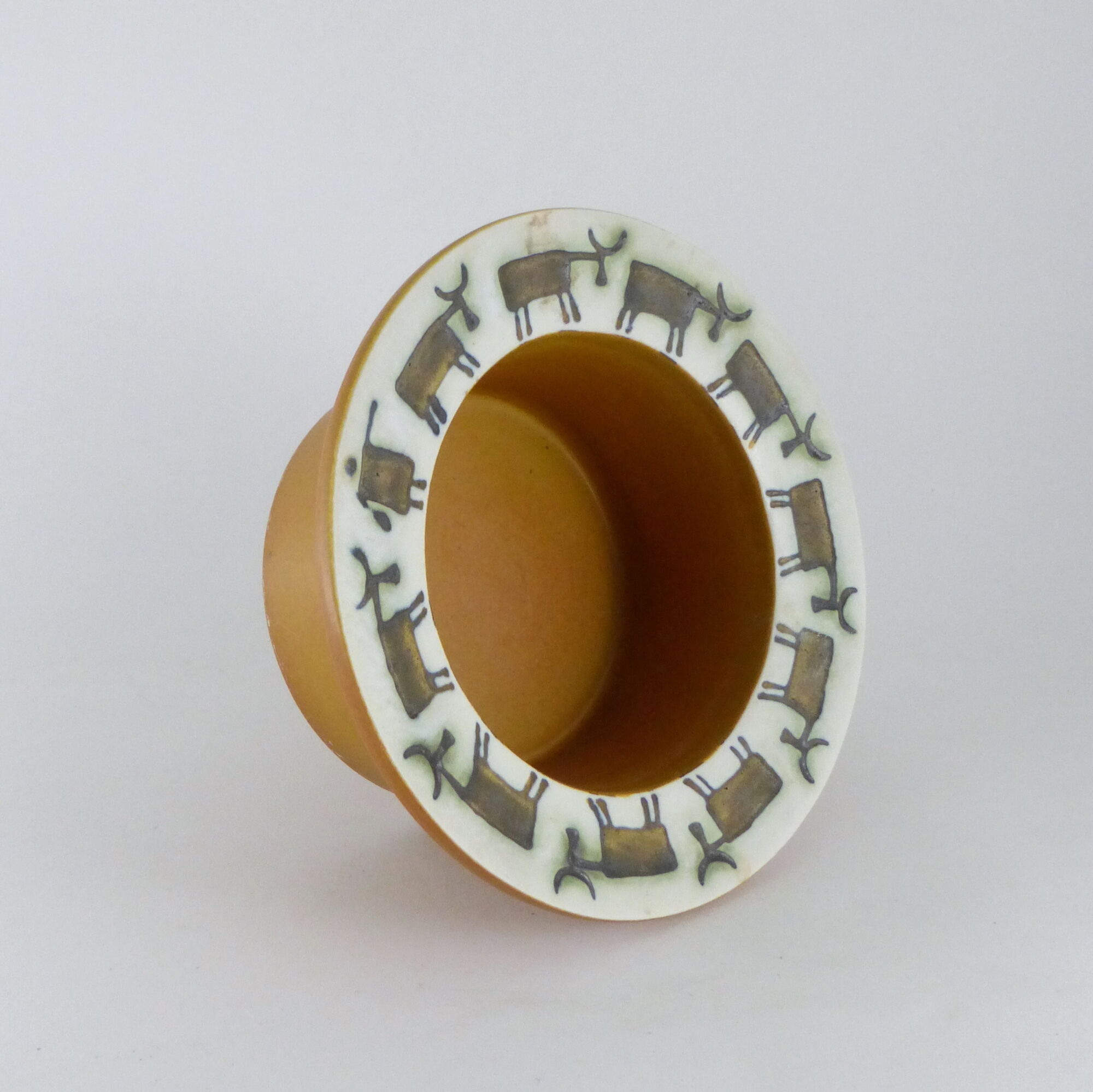 Glove, Lisa Larsson for Gustavsberg ashtray - series Thalia - 1960