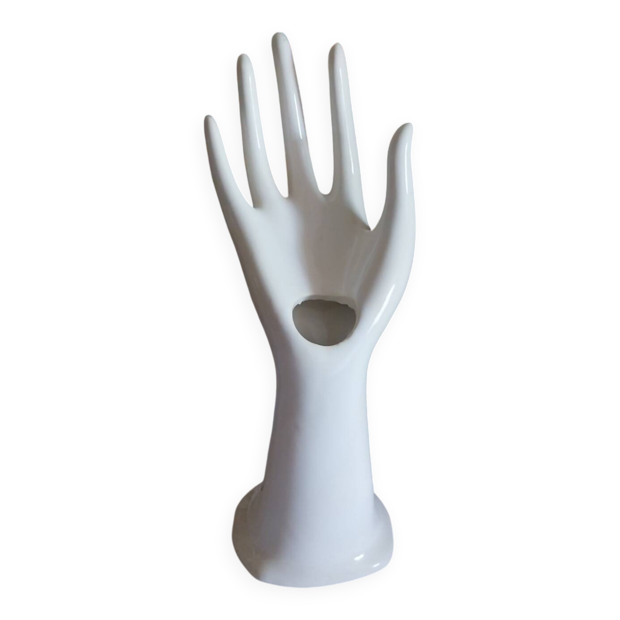 Vintage hand-shaped soliflore ring sizer