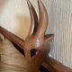 Wooden goat trophy