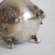 Old silver metal sugar bowl Viners