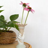 Opaline hand vase