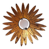 Wall lamp, metal sun ceiling light