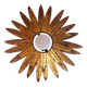 Wall lamp, metal sun ceiling light