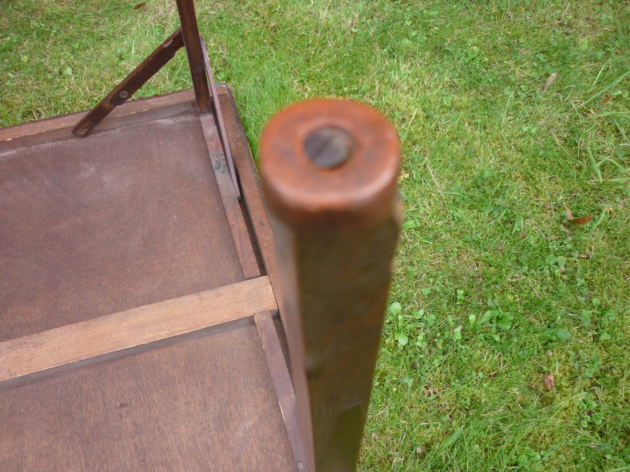 Vintage folding games table
