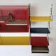 Multicolored wall unit by Tjerk Rijenga for Pilastro, Netherlands, 1960s