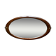 Antique boat mirror in mahogany