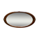 Antique boat mirror in mahogany