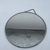 Round mirror vintage barber style