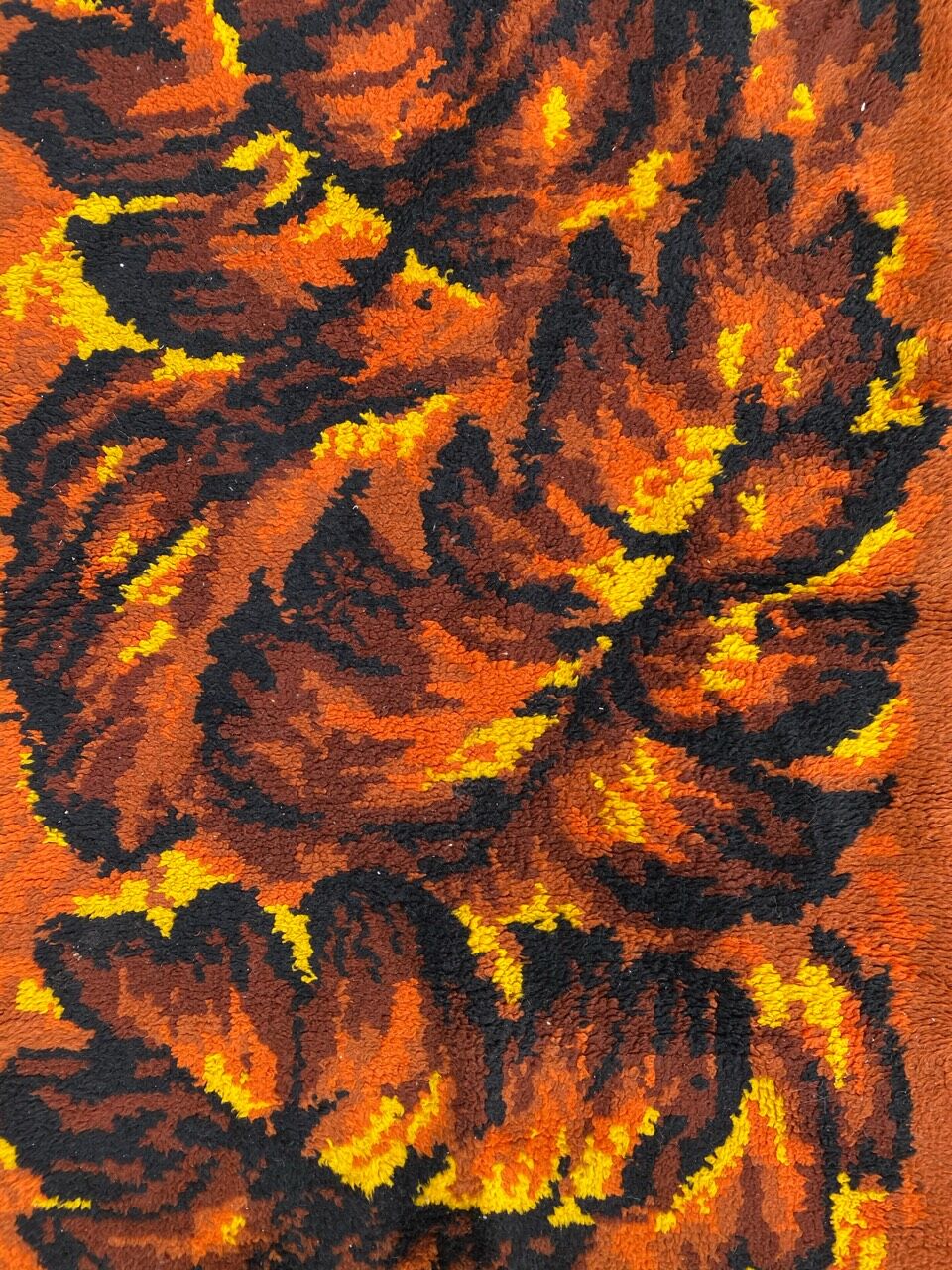 Tapis ancien français art déco 92x180 cm