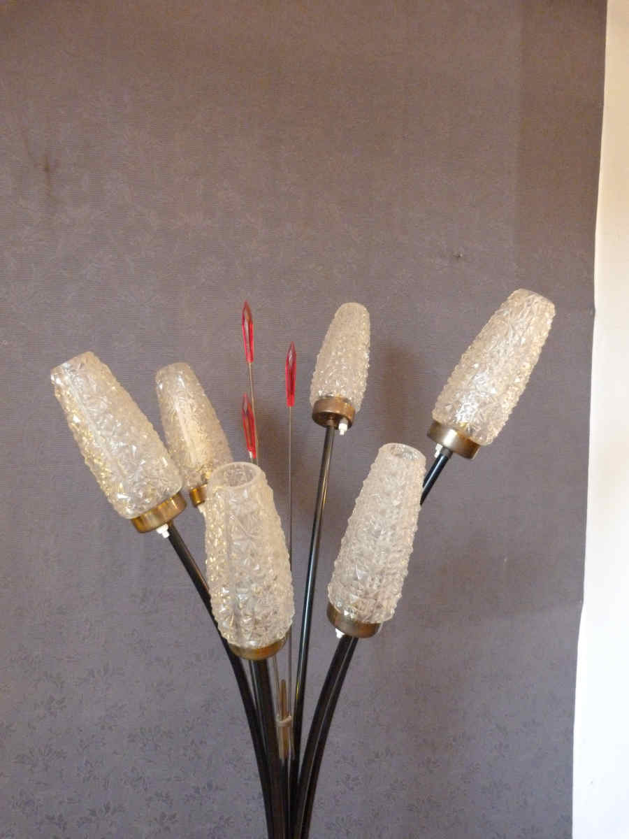 Lampadaire à branches des années 60